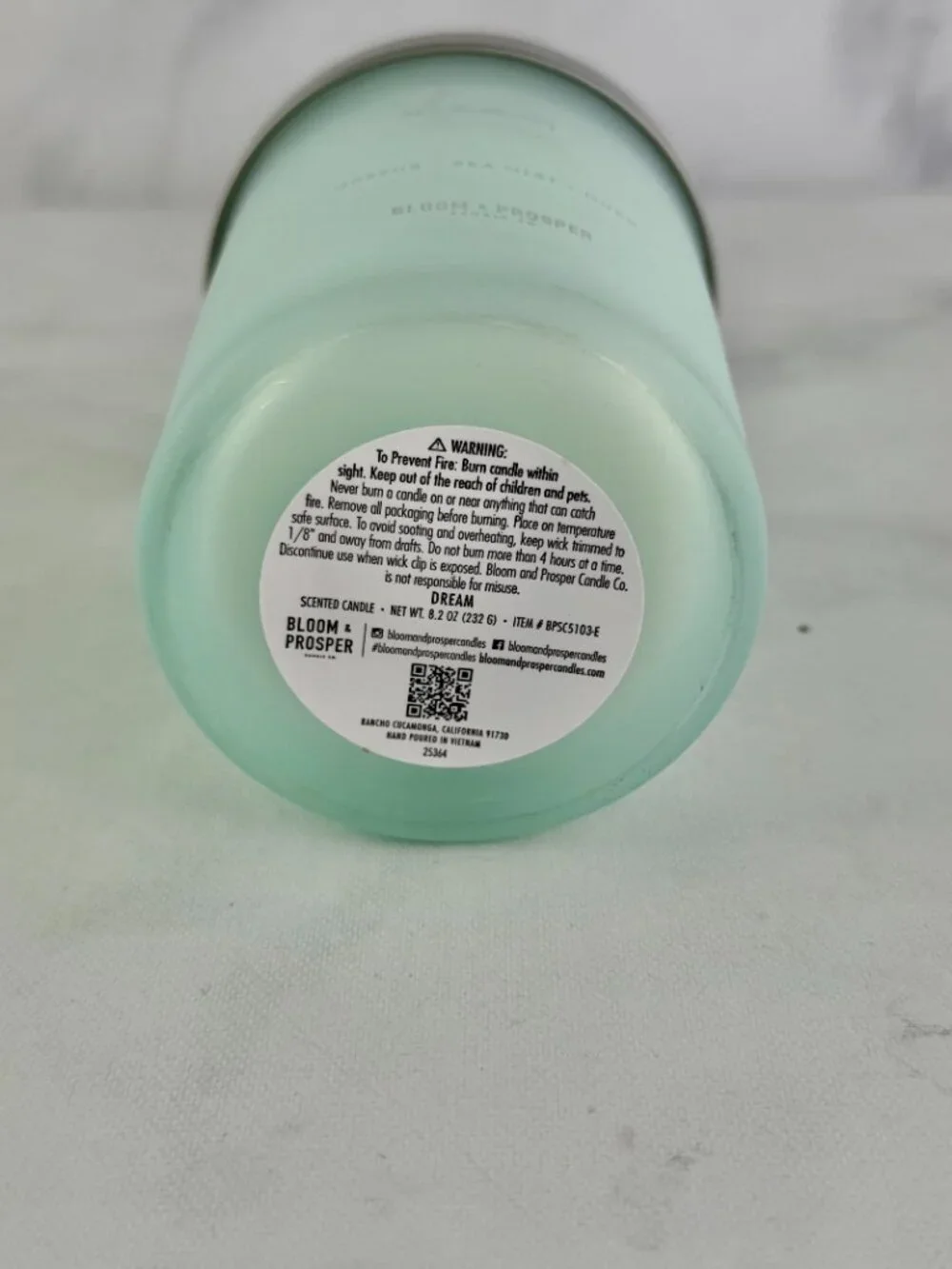 Bloom & Prosper Candle Co. Dream Candle